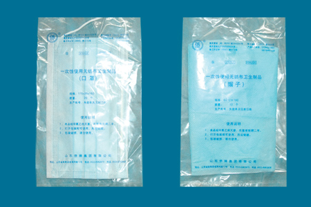 手術帽、口罩